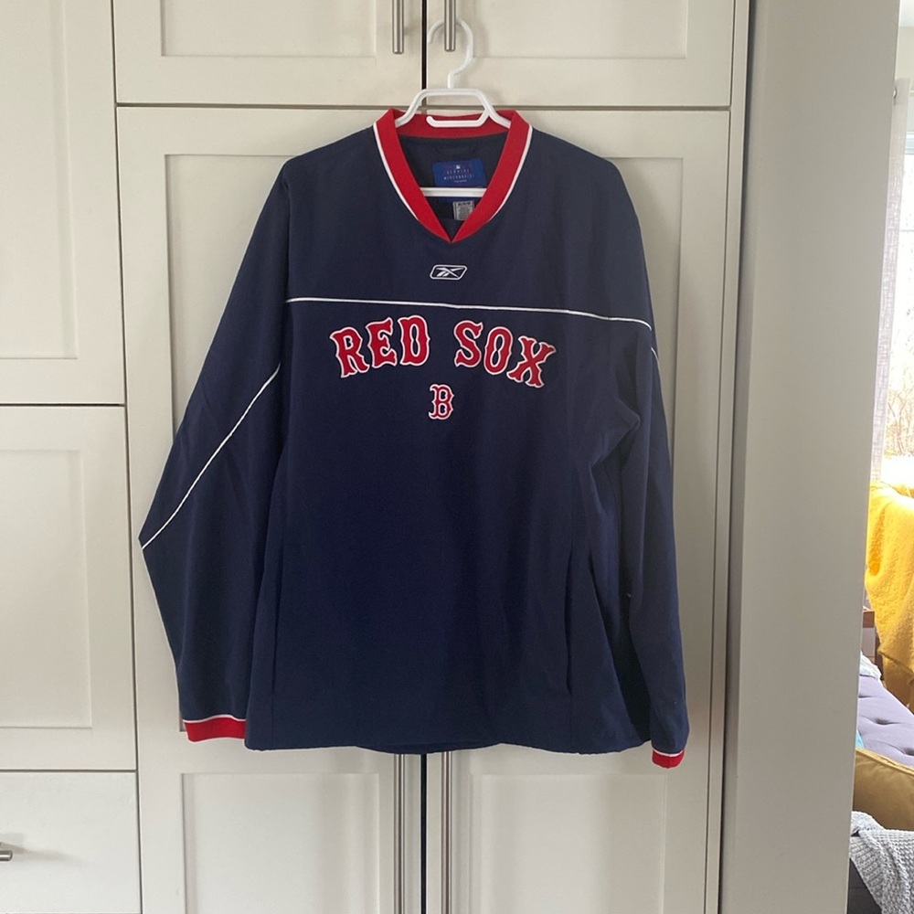 Reebok MLB Warm Up Jacket - Boston Red Sox